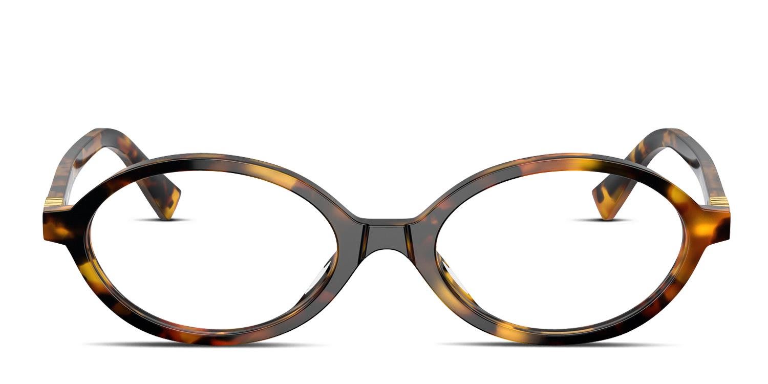 Miu Miu MU01XV Bronze, Tortoise glasses - Brown / Tortoise - Frontal View