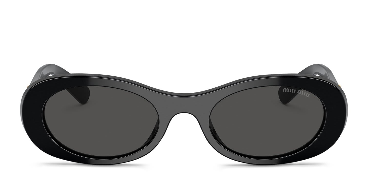 Miu Miu MU06ZS Black, Gray glasses - Black / Gray - Frontal View