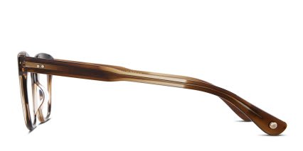 Garrett Leight El Rey Brown, Tortoise glasses - Brown / Tortoise - Side View