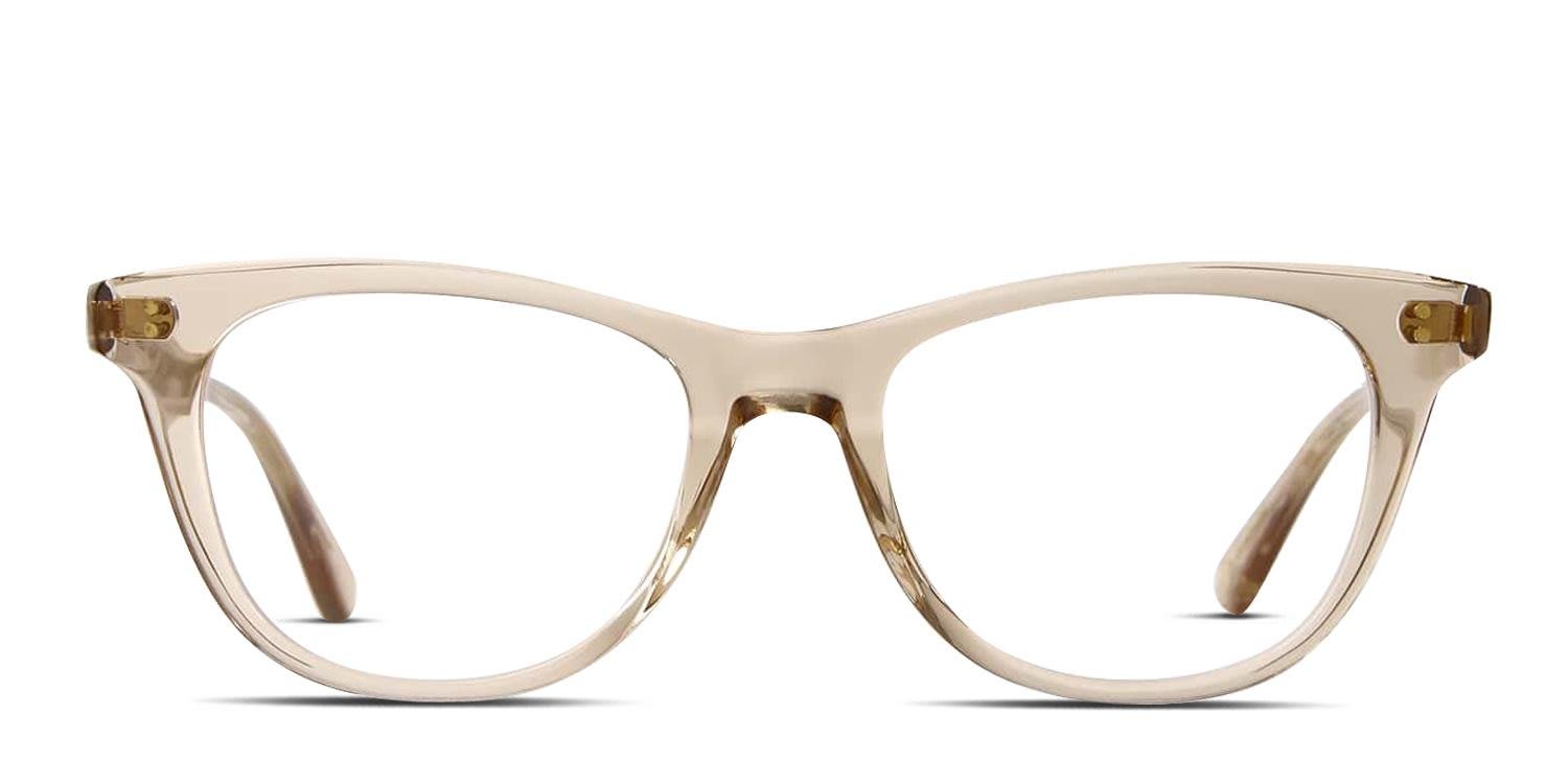 Garrett Leight Tia Jane Beige glasses - Beige - Frontal View