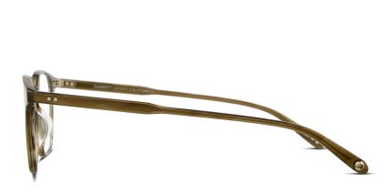 Garrett Leight Clark Green glasses - Green - Side View