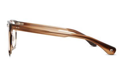 Garrett Leight Earvin Brown, Tortoise glasses - Brown / Tortoise - Side View