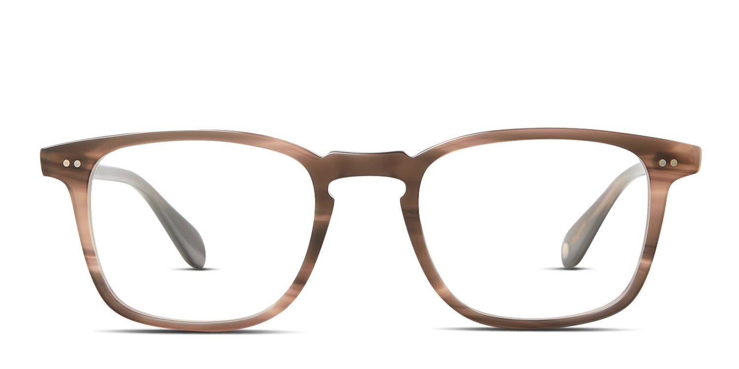 Garrett Leight Howland Tortoise, Brown glasses - Tortoise / Brown - Frontal View