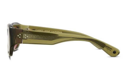Garrett Leight Laguna Sun Green glasses - Green - Side View