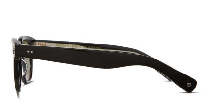 Garrett Leight Naples Sun Shiny Black glasses - Shiny Black - Side View