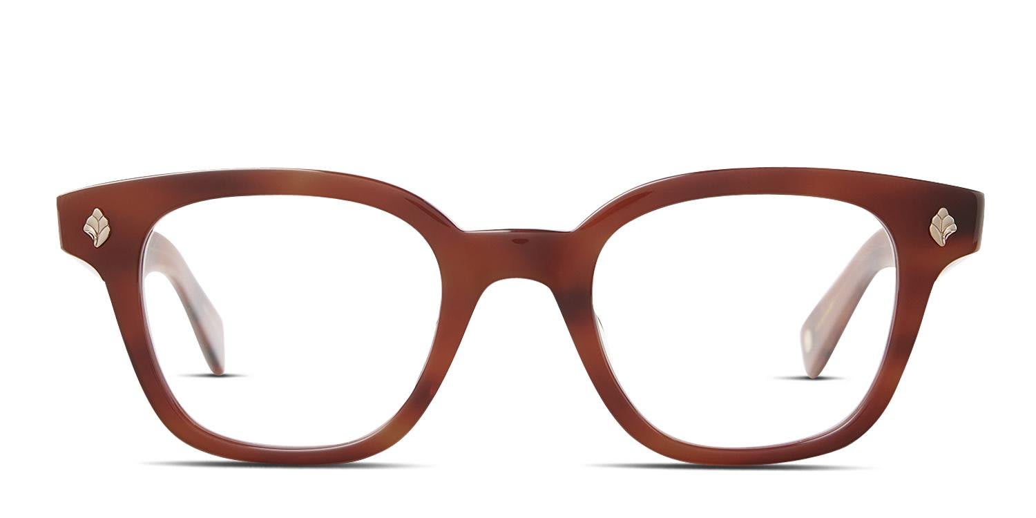 Garrett Leight Naples Brown, Tortoise glasses - Brown / Tortoise - Frontal View