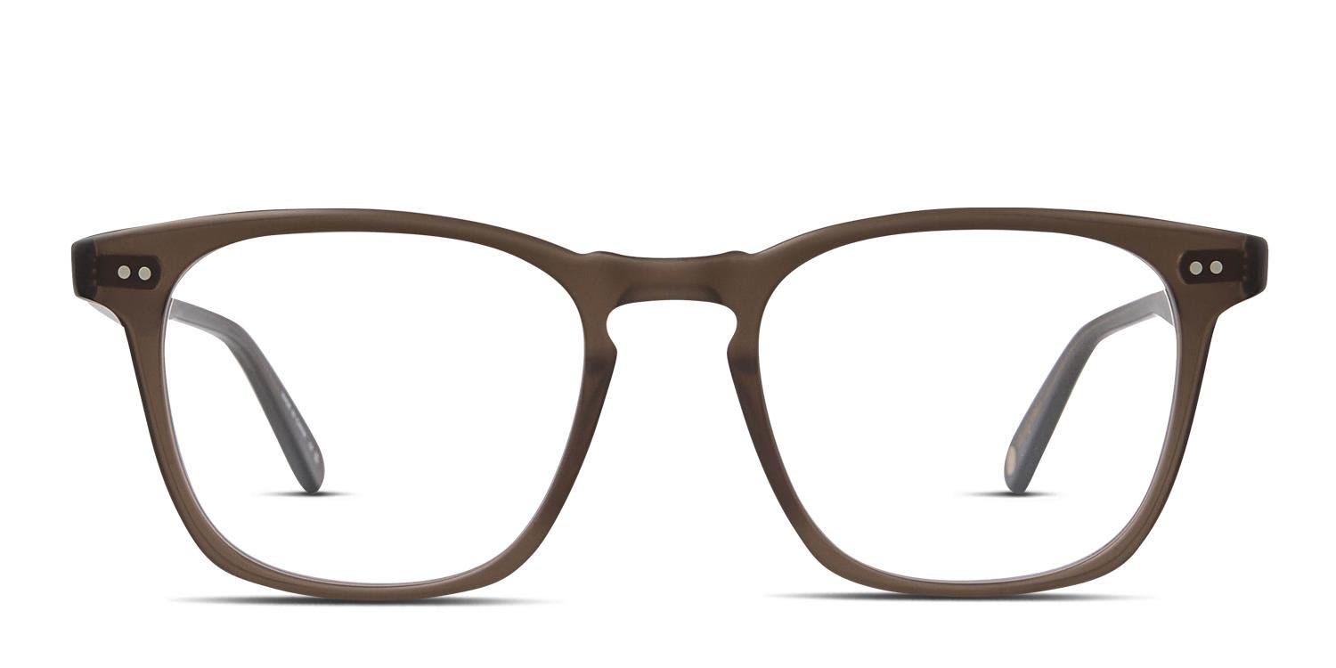 Garrett Leight Alder Brown glasses - Brown - Frontal View