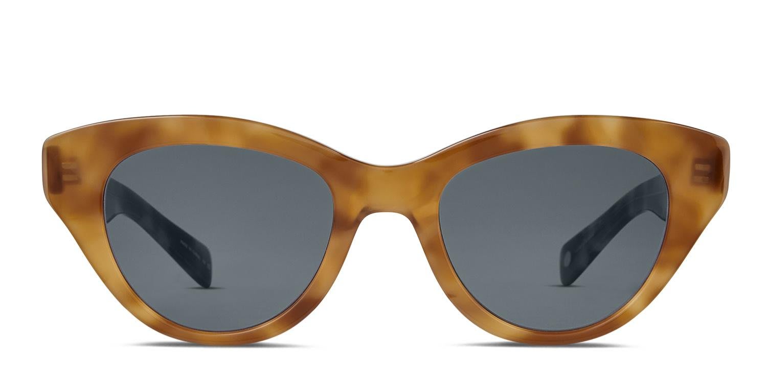 Garrett Leight Dottie Sun Tortoise glasses - Tortoise - Frontal View