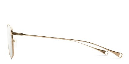 DITA Lancier LSA-112 Gold glasses - Gold - Side View