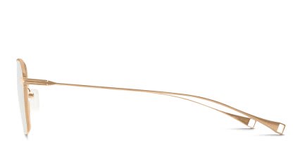 DITA Lancier LSA-116 Gold glasses - Gold - Side View