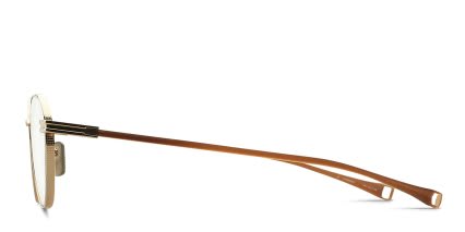 DITA Lancier LSA-420 Gold glasses - Gold - Side View