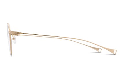 DITA Lancier LSA-117 Gold glasses - Gold - Side View