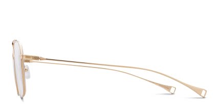 DITA Lancier LSA-118 Gold glasses - Gold - Side View