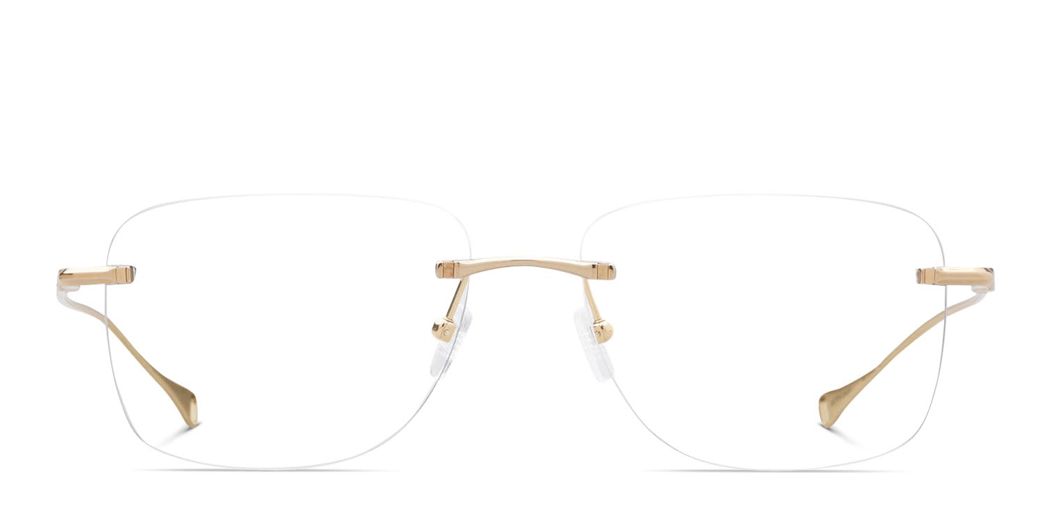 DITA Lancier LSA-119 Gold glasses - Gold - Frontal View