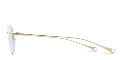 DITA Lancier LSA-119 Gold glasses - Gold - Side View