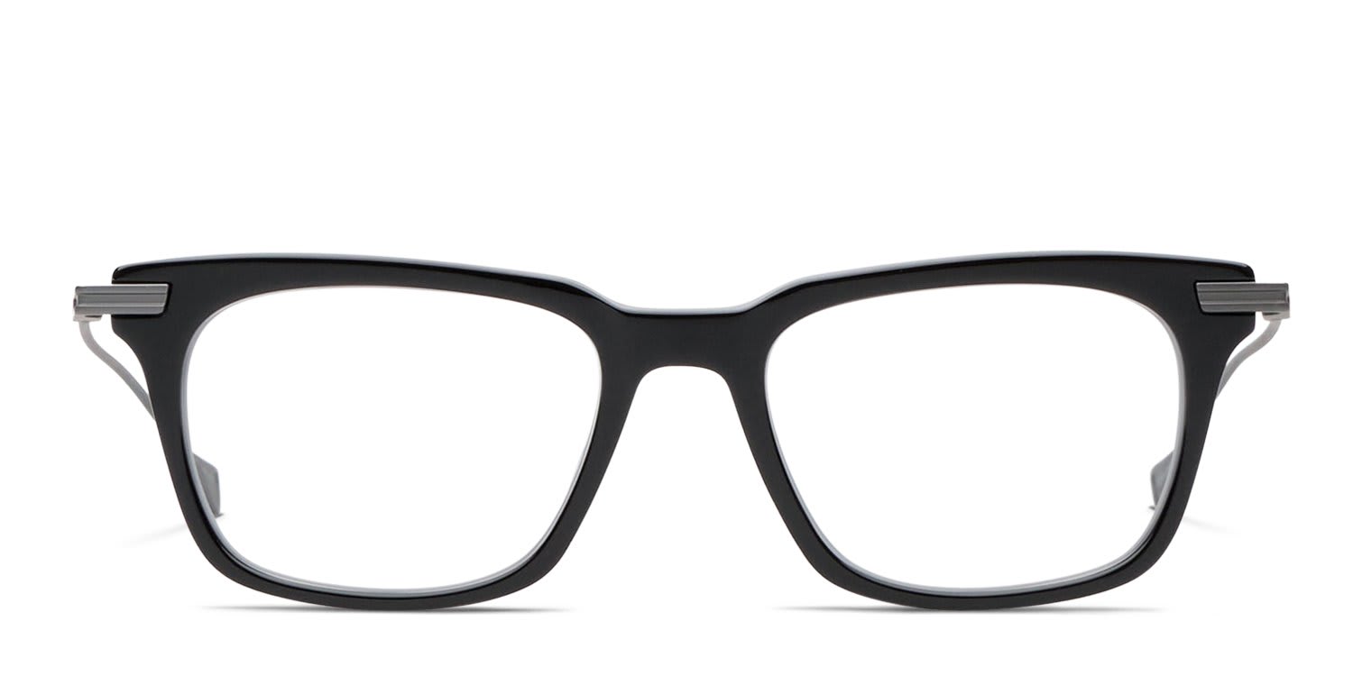 DITA Lancier LSA-437 Shiny Black glasses - Shiny Black - Frontal View