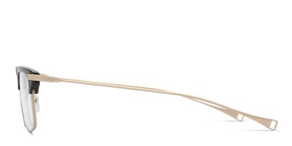 DITA Lancier LSA-439 Black, Gold glasses - Black / Gold - Side View