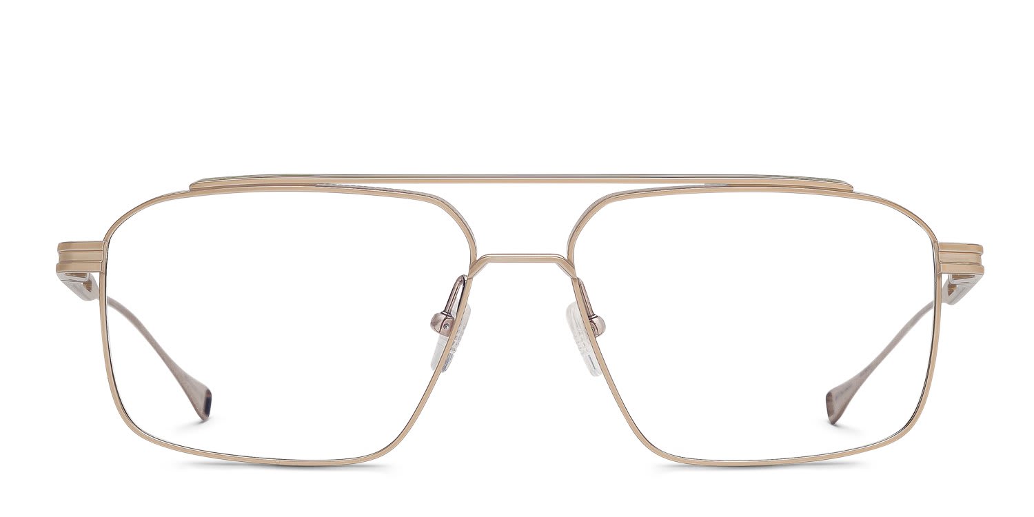 DITA Lancier LSA-134 Gold glasses - Gold - Frontal View