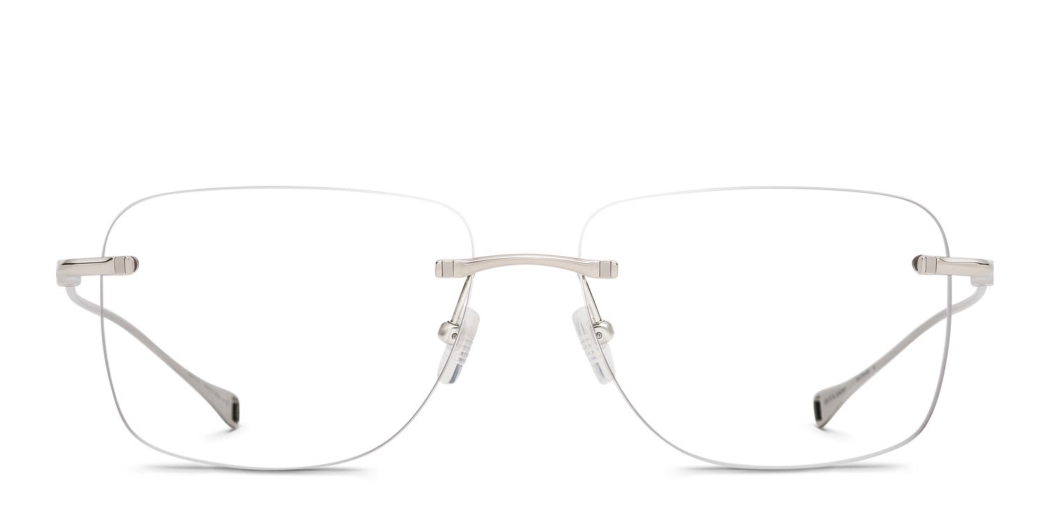 DITA Lancier LSA-119 Silver glasses - Silver - Frontal View