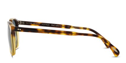 Oliver Peoples OV5298SU Finley Esq Tortoise, Yellow glasses - Tortoise / Yellow - Side View
