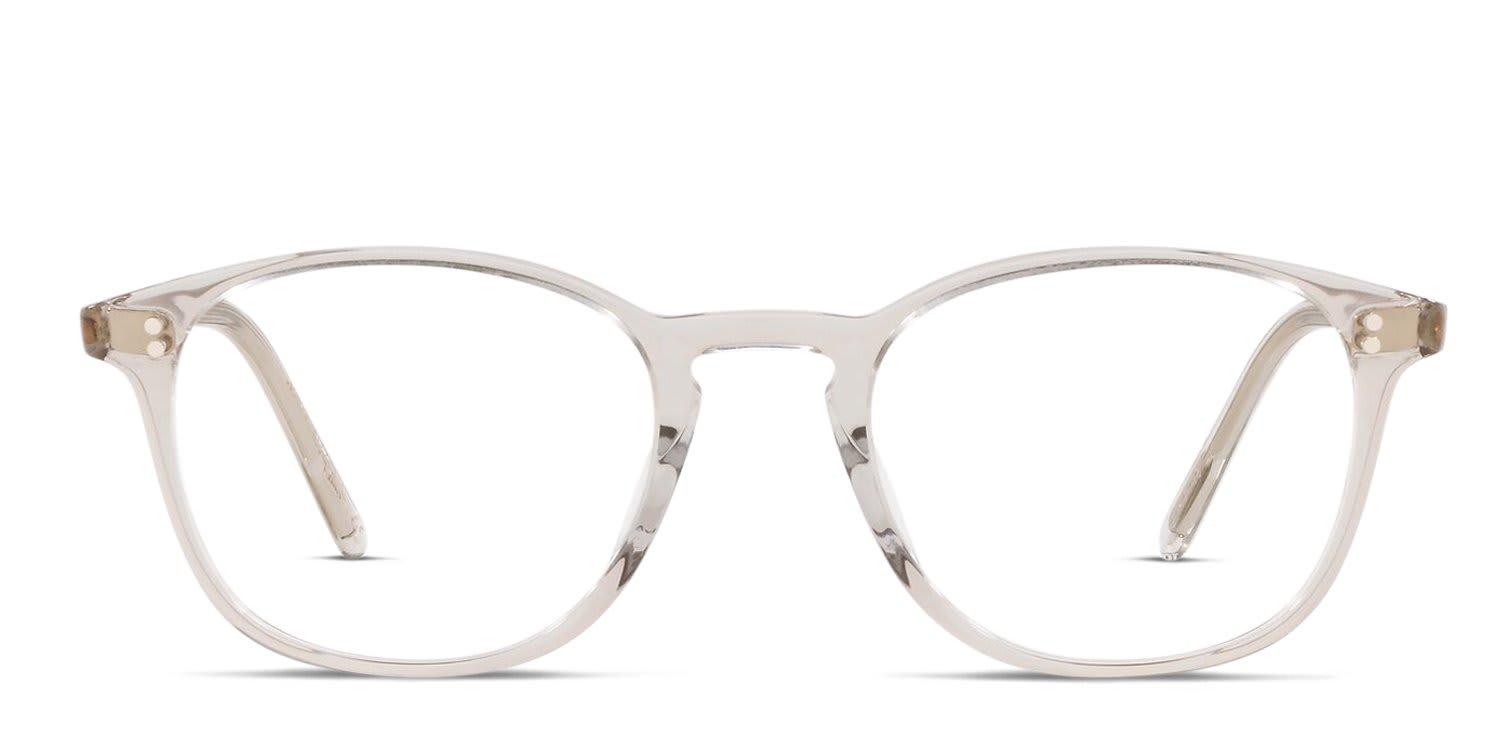 Oliver Peoples OV5397U Finley Vintage Beige, Clear glasses - Beige / Clear - Frontal View
