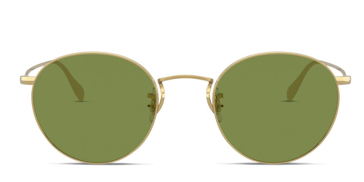Oliver Peoples OV1186S Coleridge Gold, Green glasses - Gold / Green - Frontal View