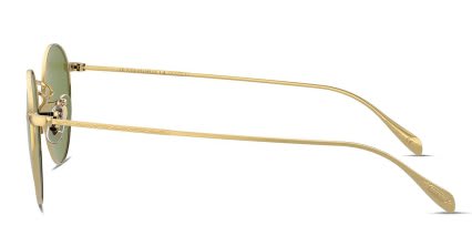 Oliver Peoples OV1186S Coleridge Gold, Green glasses - Gold / Green - Side View