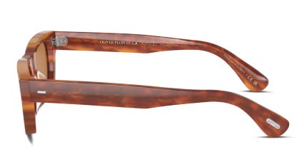 Oliver Peoples OV5510SU Davri Tortoise, Orange glasses - Tortoise / Orange - Side View