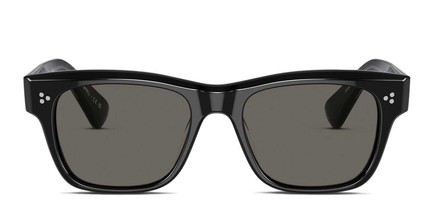 Oliver Peoples OV5524SU Birell Sun Shiny Black glasses - Shiny Black - Frontal View