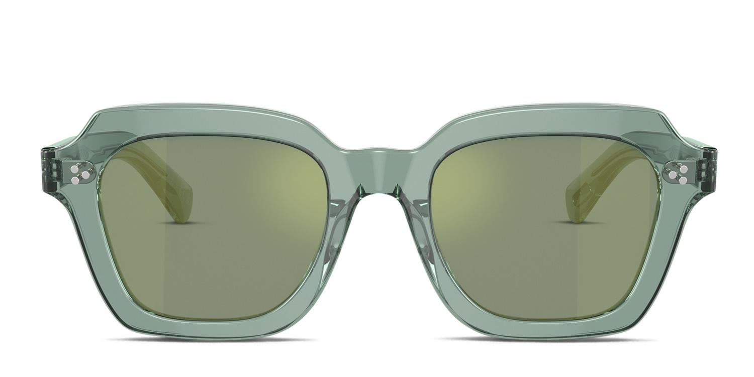 Oliver Peoples OV5526SU Kienna Green, Clear glasses - Green - Frontal View