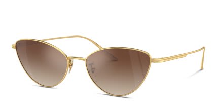 Oliver Peoples OV1328S 1998C Gold, Brown glasses - Gold / Brown - Angle View