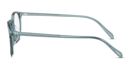 Oliver Peoples OV5004 Riley-R Blue, Clear glasses - Blue / Clear - Side View