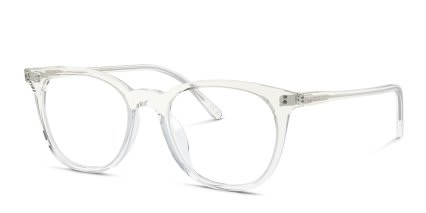 Oliver Peoples OV5538U Josianne Pink, Clear glasses - Pink / Clear - Angle View