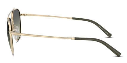 Oliver Peoples OV1346S R-10 Gold glasses - Gold / Green - Side View