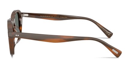 Oliver Peoples OV5580SU Eyles Tortoise, Blue glasses - Tortoise / Blue - Side View