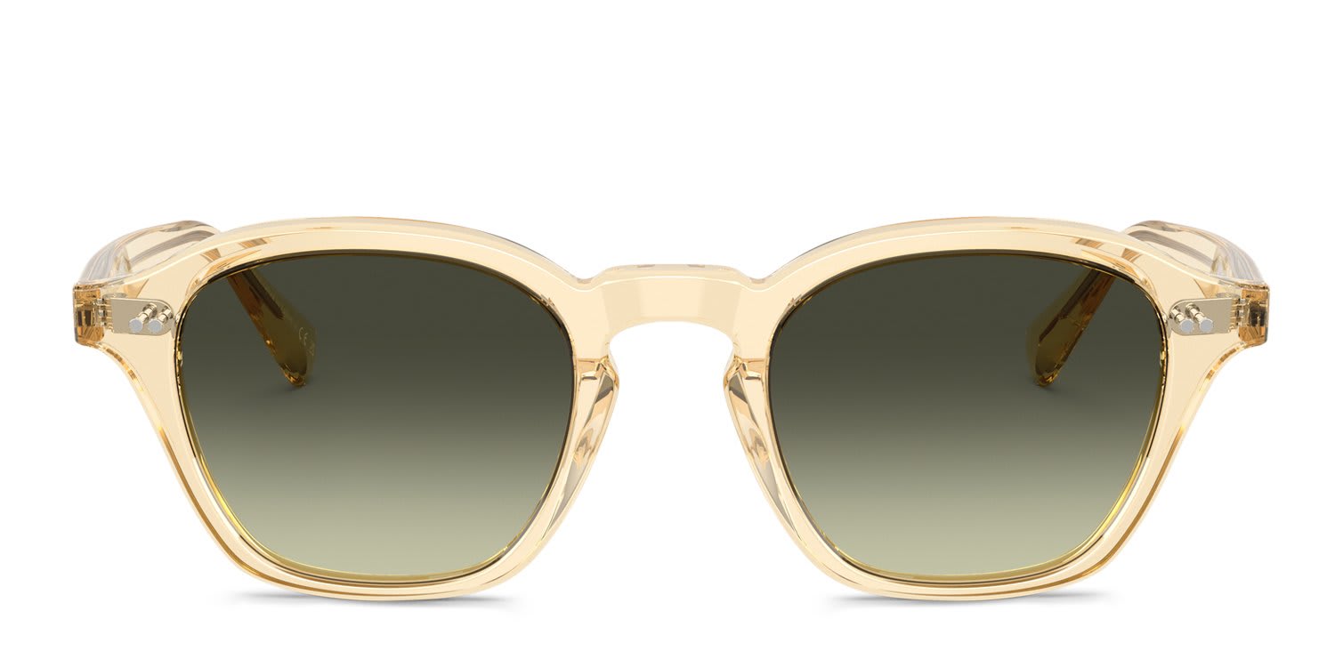 Oliver Peoples OV5580SU Eyles Beige, Green glasses - Beige / Green - Frontal View