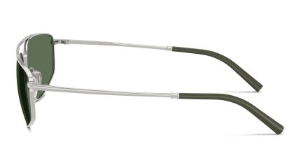 Oliver Peoples OV1361S R-14 Silver, Green glasses - Silver / Green - Side View