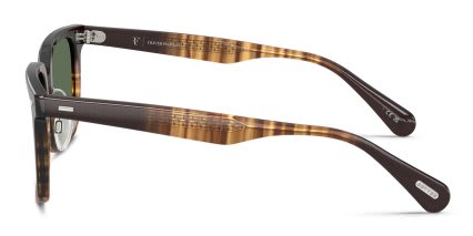 Oliver Peoples OV5592S Mr. Federer Ii Tortoise, Green glasses - Tortoise / Green - Side View