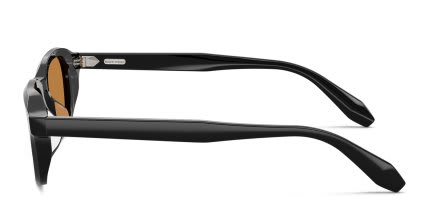 Oliver Peoples OV5588SU N.08 Sun Black, Brown glasses - Black / Brown - Side View