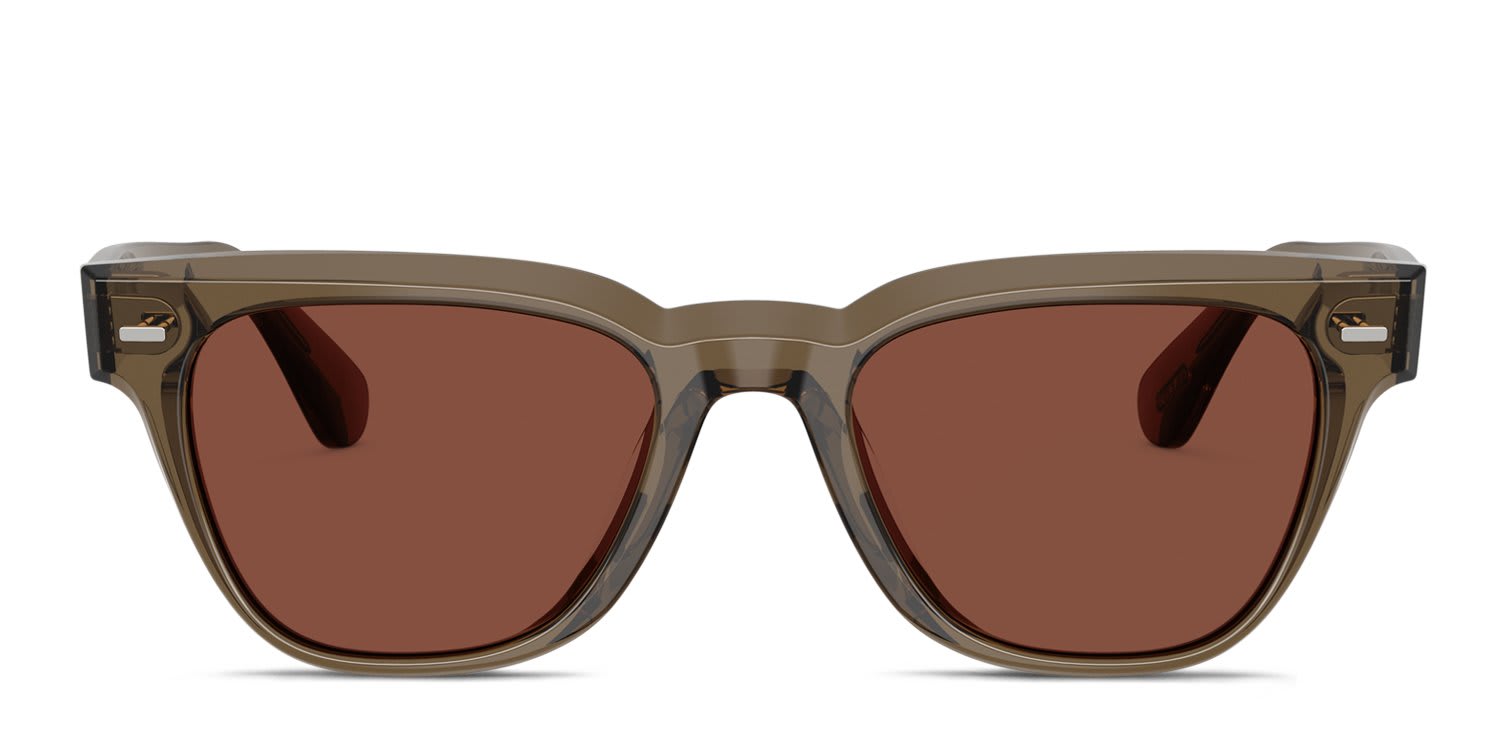 Oliver Peoples OV5601SU Rueny Brown, Red glasses - Brown - Frontal View