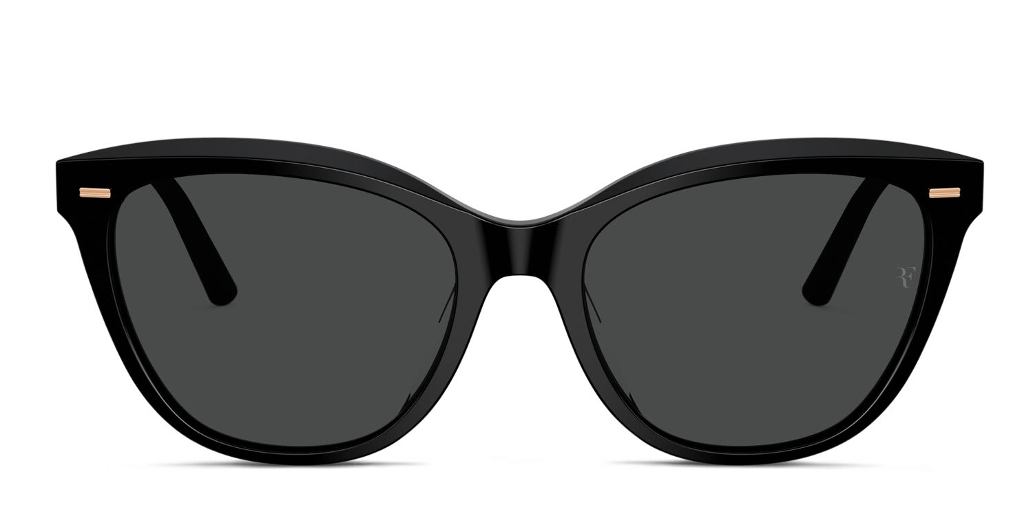 Oliver Peoples OV5597SU Mrs. Federer Black, Gray glasses - Black / Gray - Frontal View