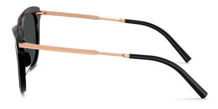 Oliver Peoples OV5597SU Mrs. Federer Black, Gray glasses - Black / Gray - Side View