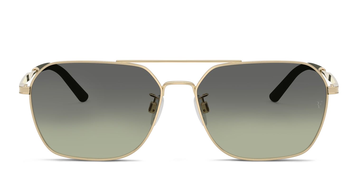 Oliver Peoples OV1377S R-17 Gold, Green glasses - Gold / Green - Frontal View