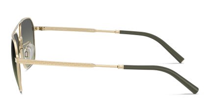 Oliver Peoples OV1377S R-17 Gold, Green glasses - Gold / Green - Side View