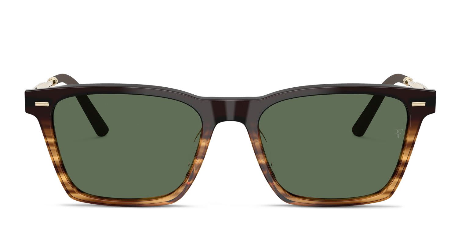Oliver Peoples OV5624SU R-19 Tortoise, Green glasses - Tortoise / Green - Frontal View