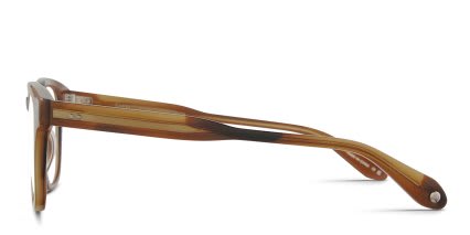 Garrett Leight Langley Brown, Tortoise glasses - Brown / Tortoise - Side View