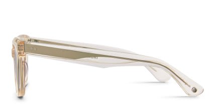 Garrett Leight Thompson Sun Beige, Clear glasses - Beige / Clear - Side View