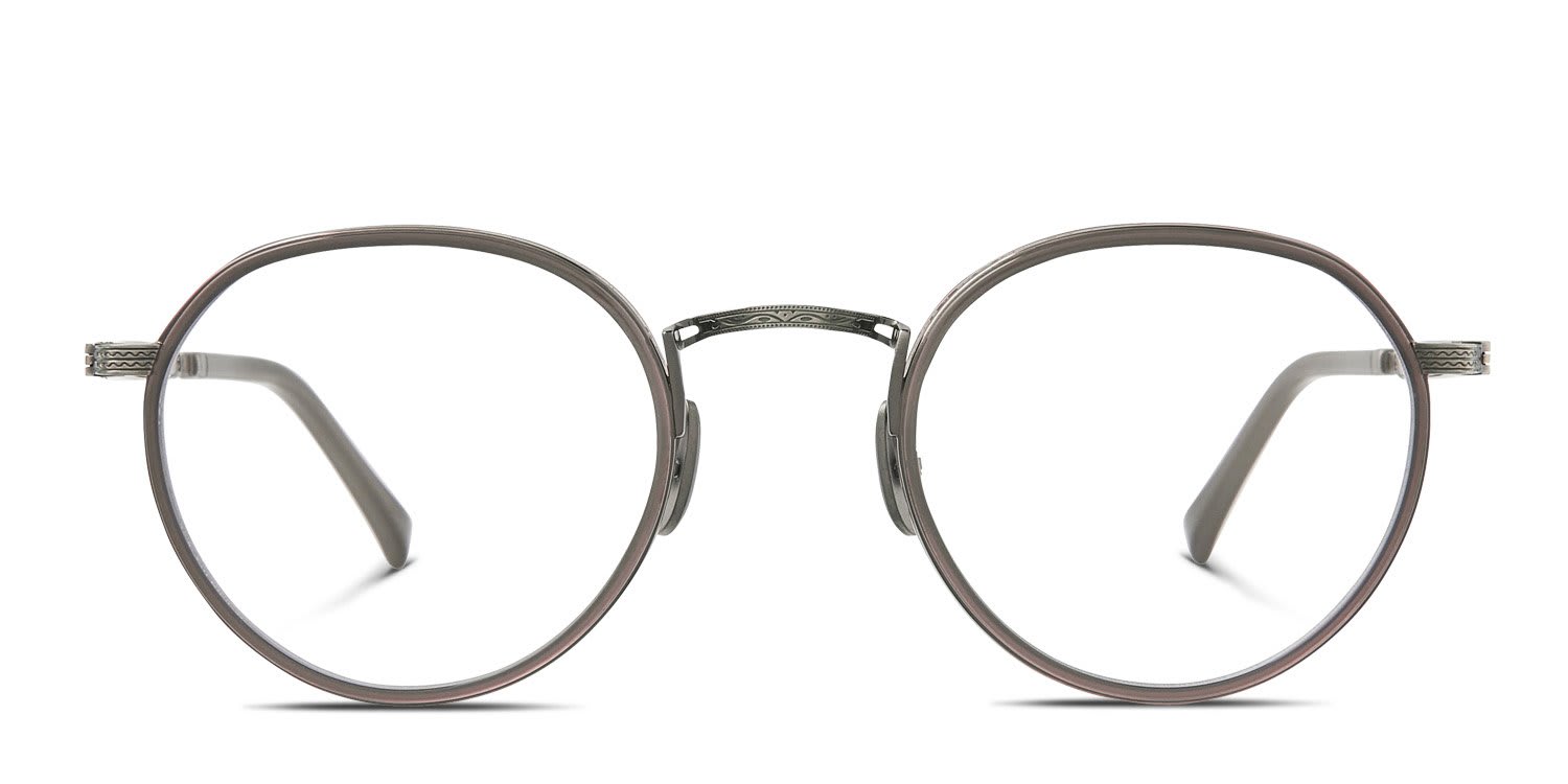 Mr. Leight Billie C Gray, Gunmetal glasses - Gray / Gunmetal - Frontal View