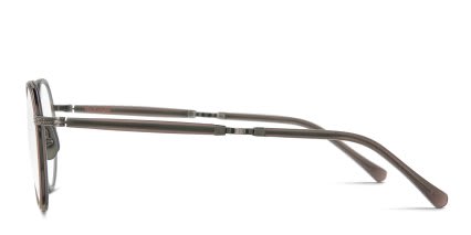Mr. Leight Billie C Gray, Gunmetal glasses - Gray / Gunmetal - Side View