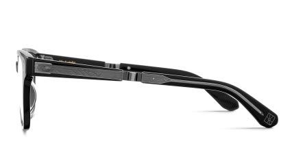 Mr. Leight Surveyor C Shiny Black glasses - Shiny Black - Side View